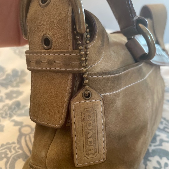 Coach Suede Hobo Bag - Picture 8 of 12